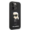 Karl Lagerfeld KLHMP14XSNIKBCK iPhone 14 Pro Max 6,7 hardcase czarny/black Silicone Ikonik Magsafe